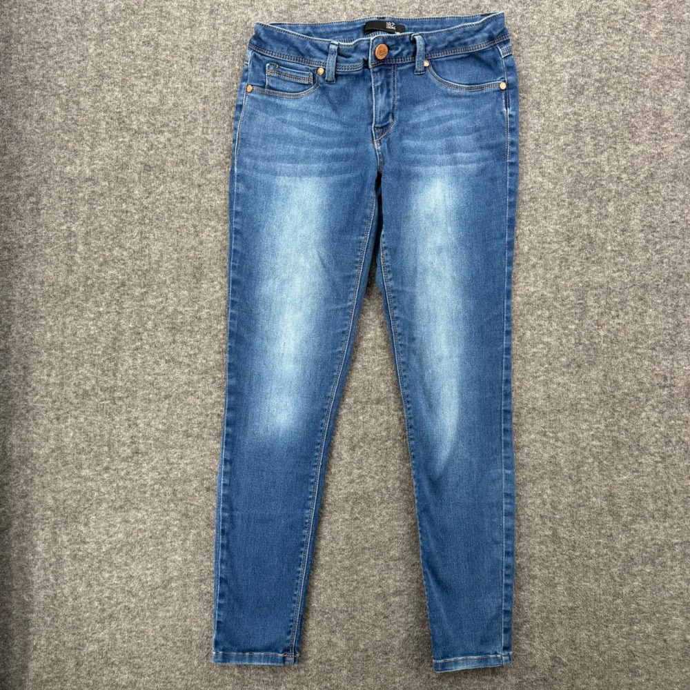 1822 Denim Womens Size 4/27 Blue Skinny Jeans Medium Wash Stretch Casual Crop